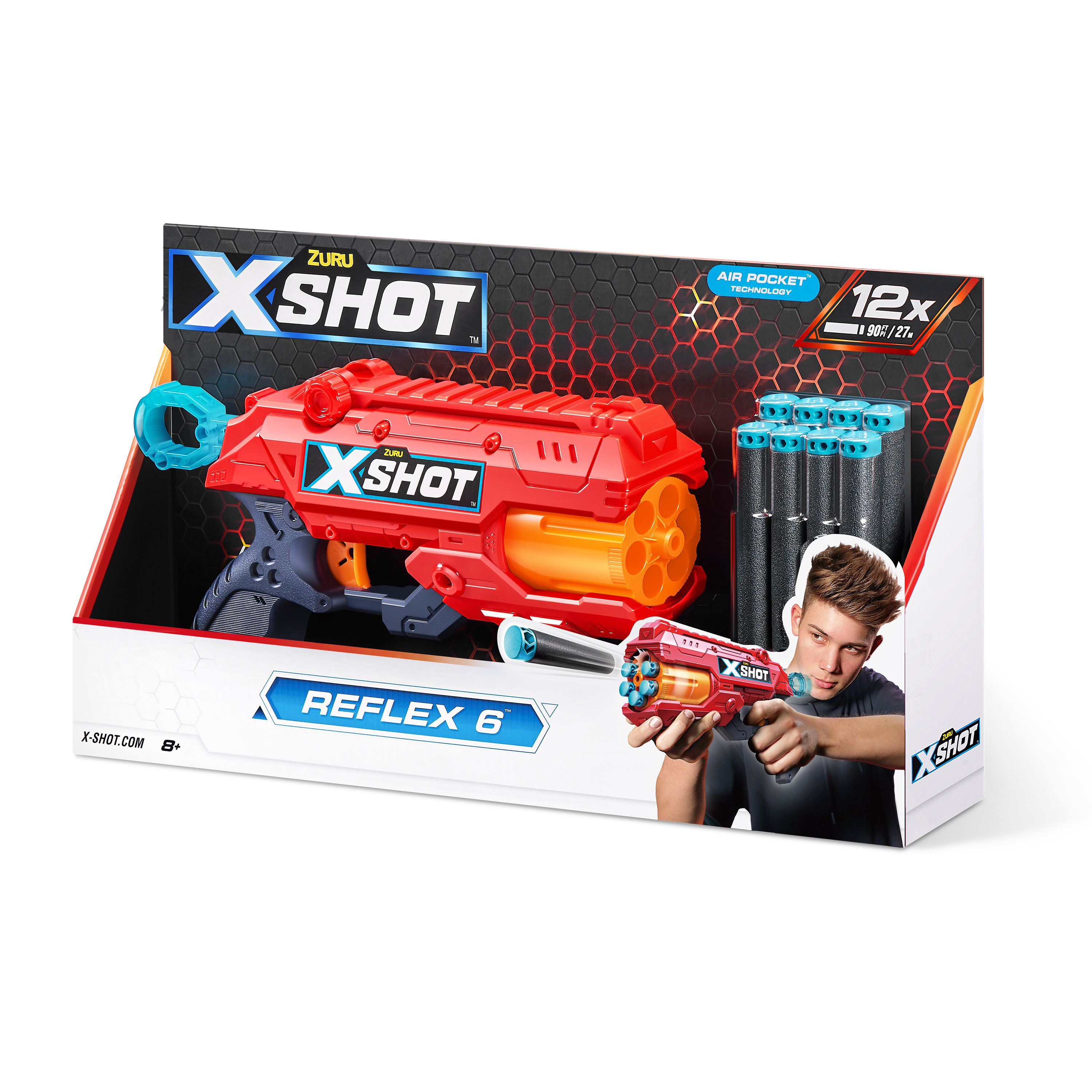 X-Shot Excel Reflex-6 12 Darts