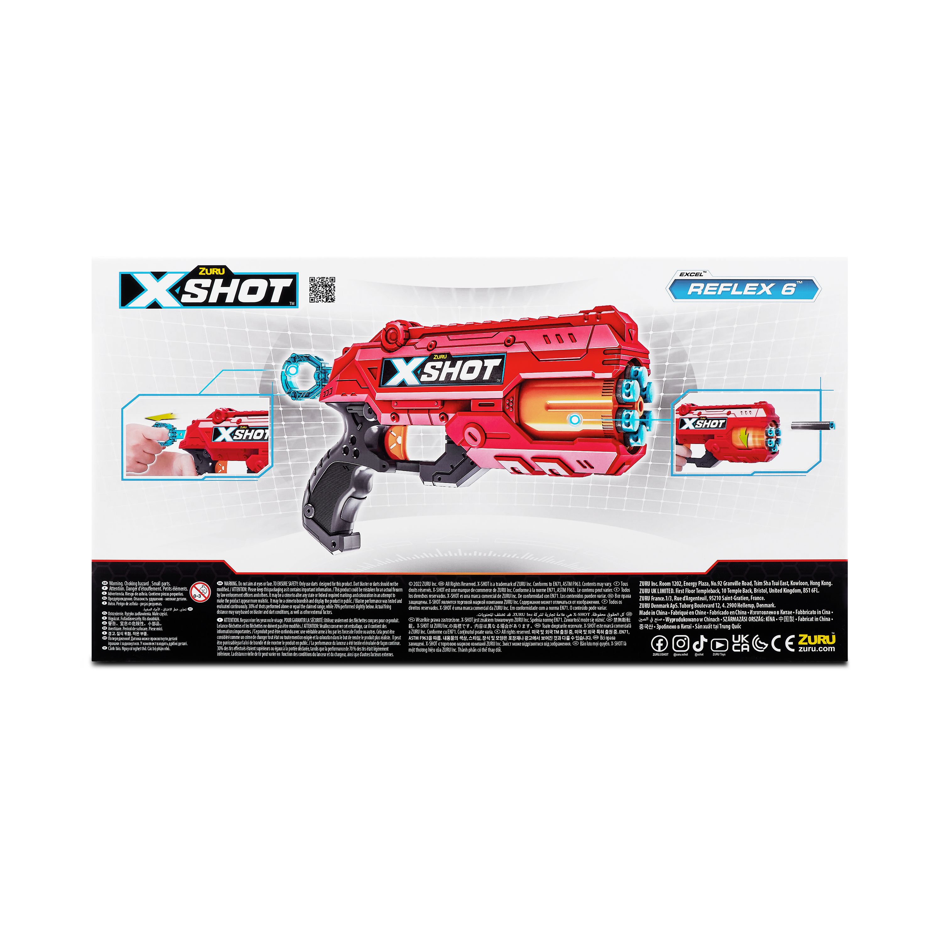 X-Shot Excel Reflex-6 12 Darts