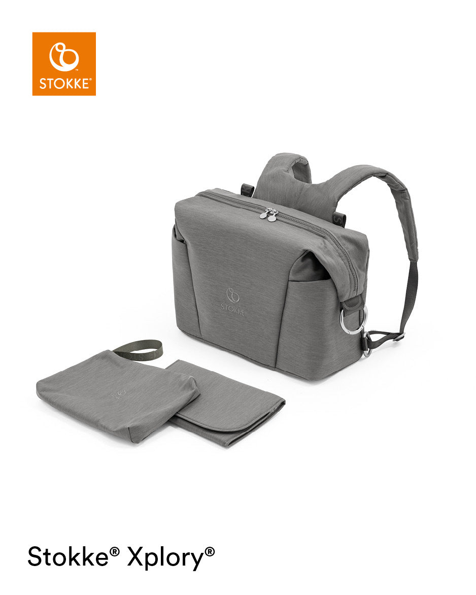 Stokke Xplory X Changing Bag Modern Grey Baby Diaper Travel Bag