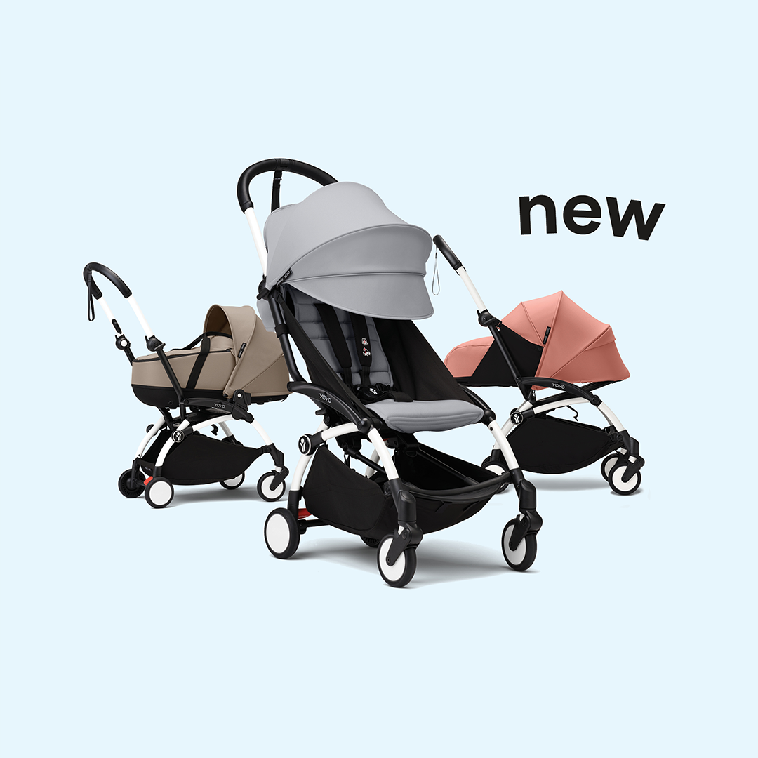 Stokke YOYO3 Stroller Black Frame 6+ Bundle - Aqua