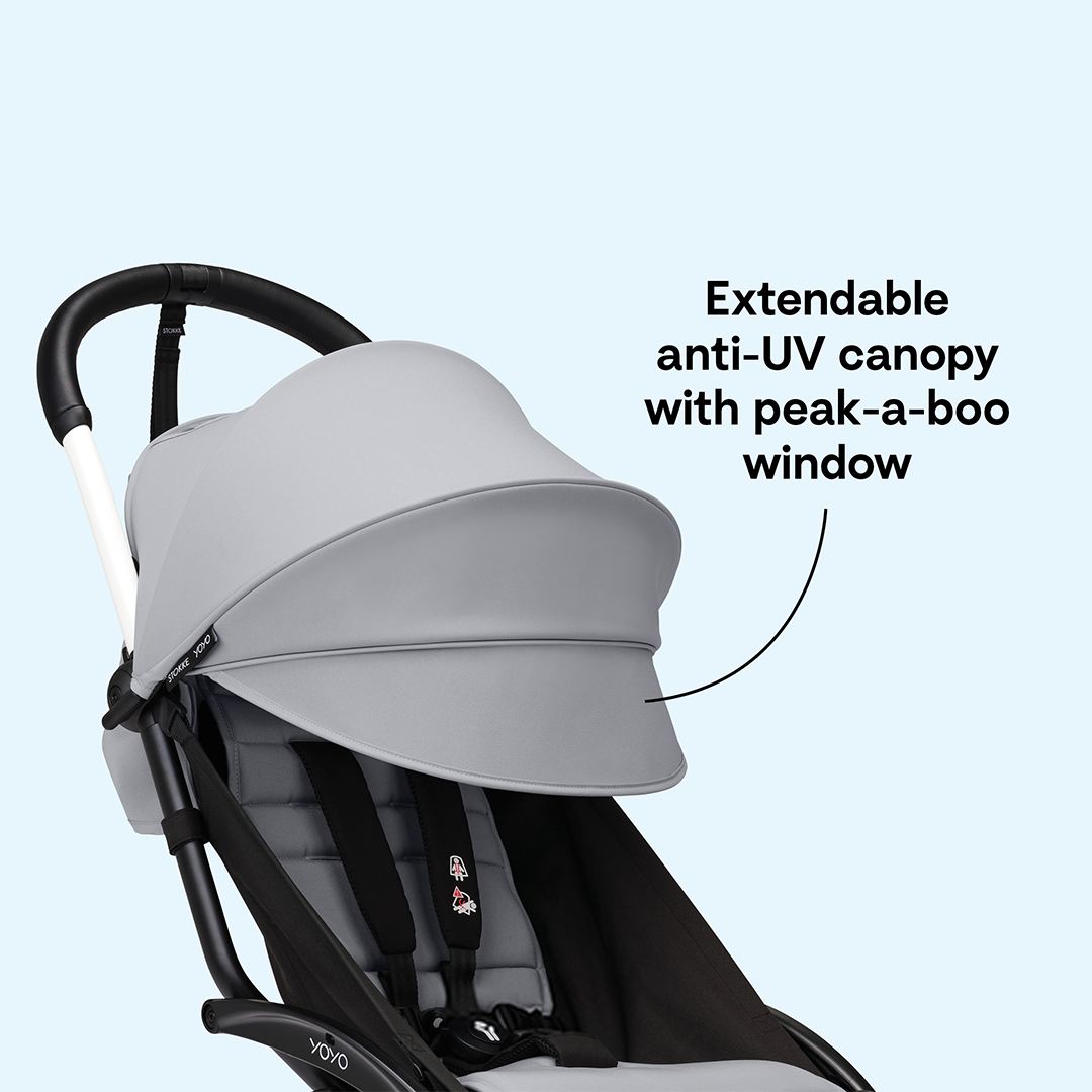 Stokke YOYO3 Black Frame & 6+ Taupe Bundle