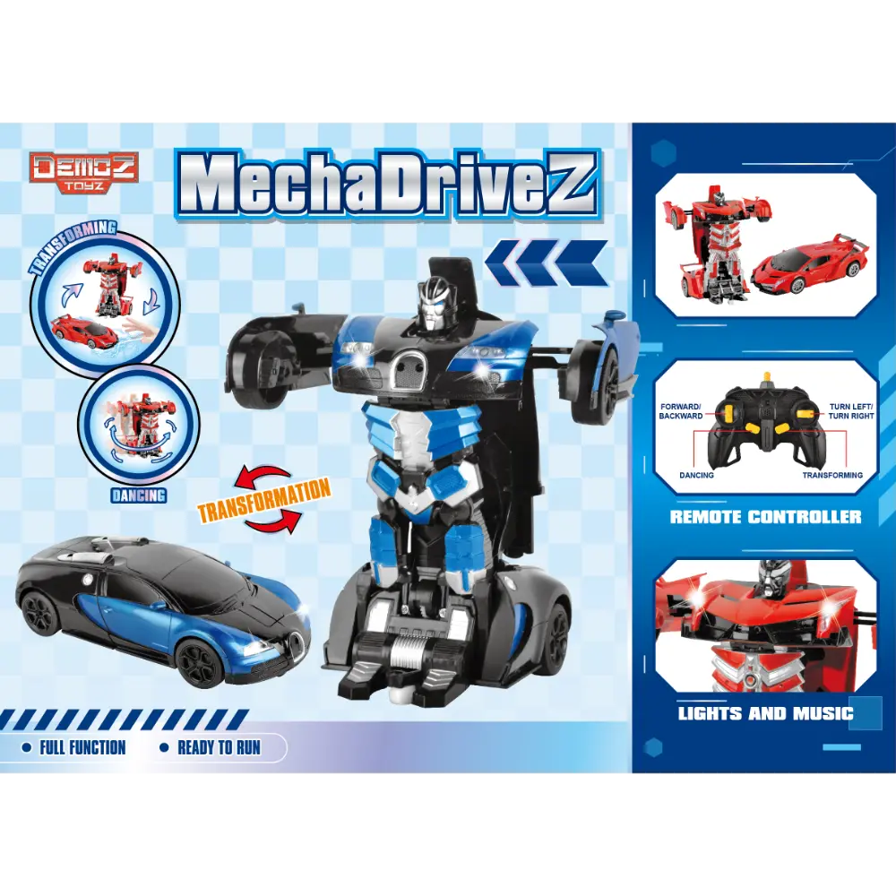Demoz RC Mecha Drive Z Transformer 1/14 2.4G Light and Sound