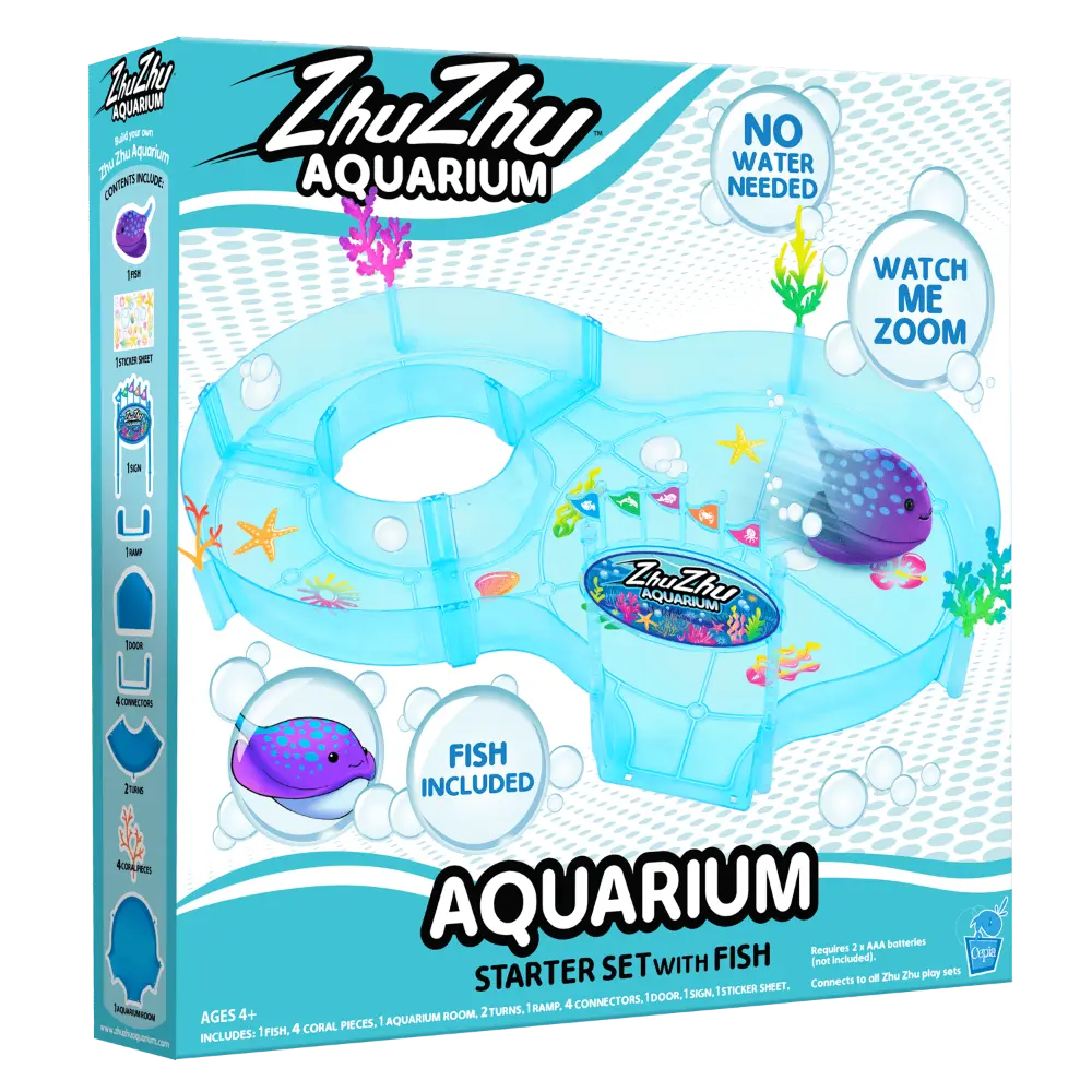 Zhuzhu Aquarium Starter Set with Fish
