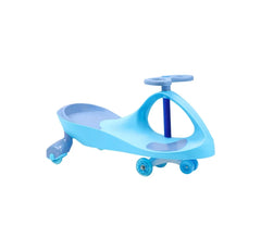 Ziggy Swing Car Blue  Kids Ride-On Car with LED Wheels