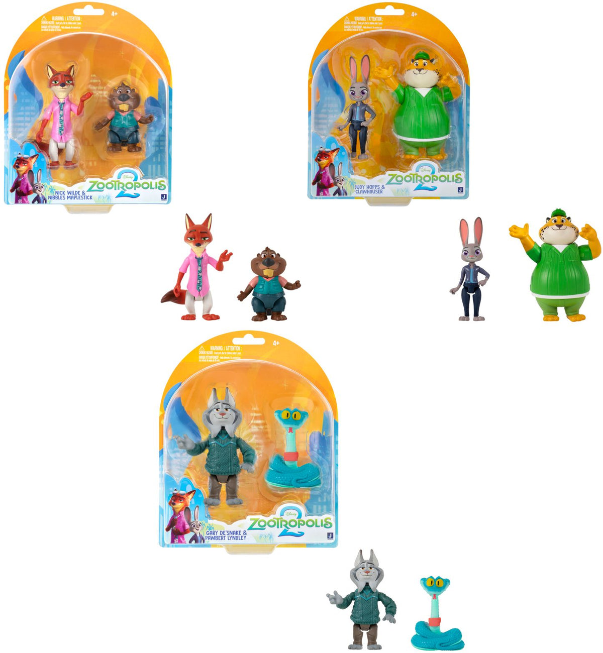 Zootropolis 2 Figure 3 Inch 2 Pack Assortment