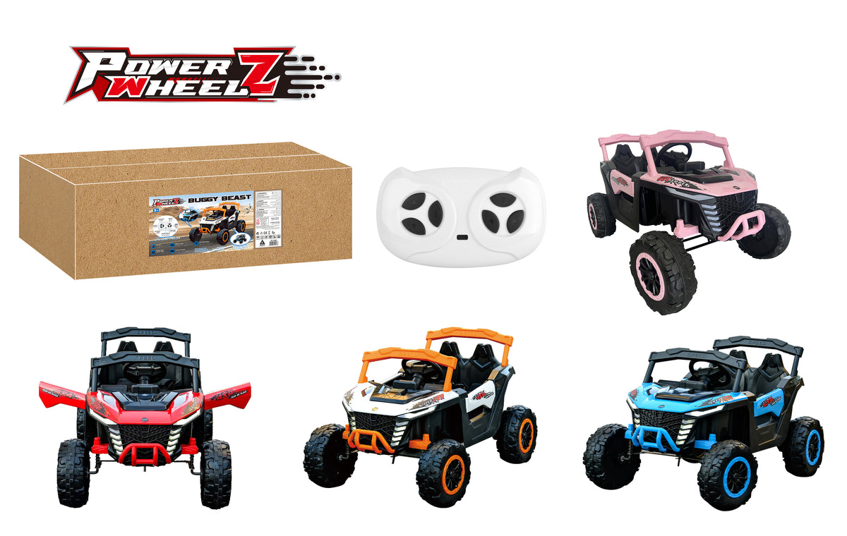 Power Wheelz Buggy Beast 12V Ride-On RC Car for Kids