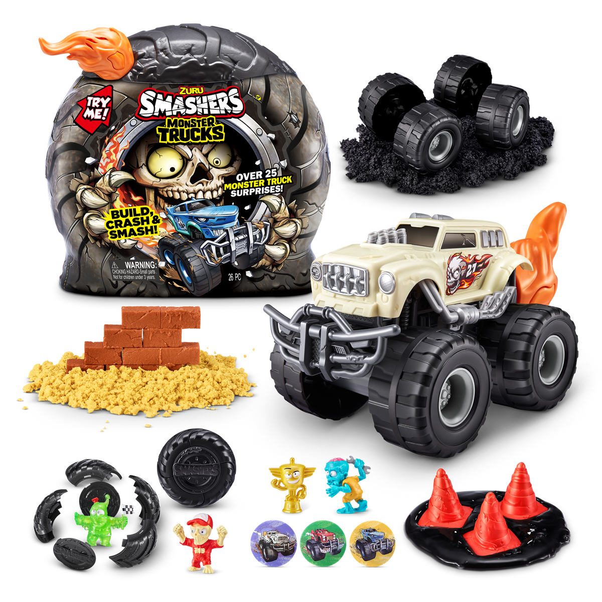 Smashers Monster Truck Surprise Playset Series 1