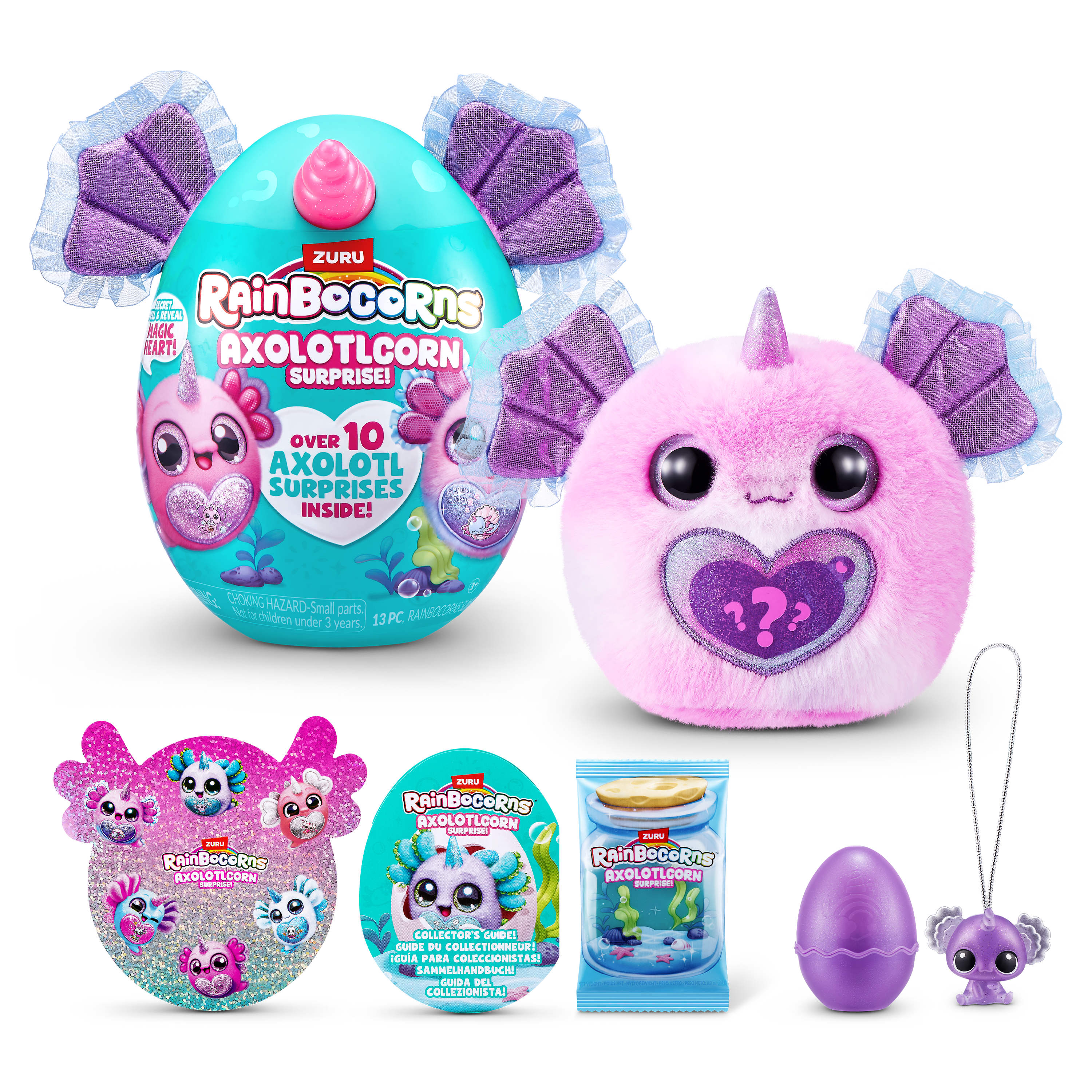 Raibocorns Axolotcorn Surprise Sparkle Heart Surprise Series 1