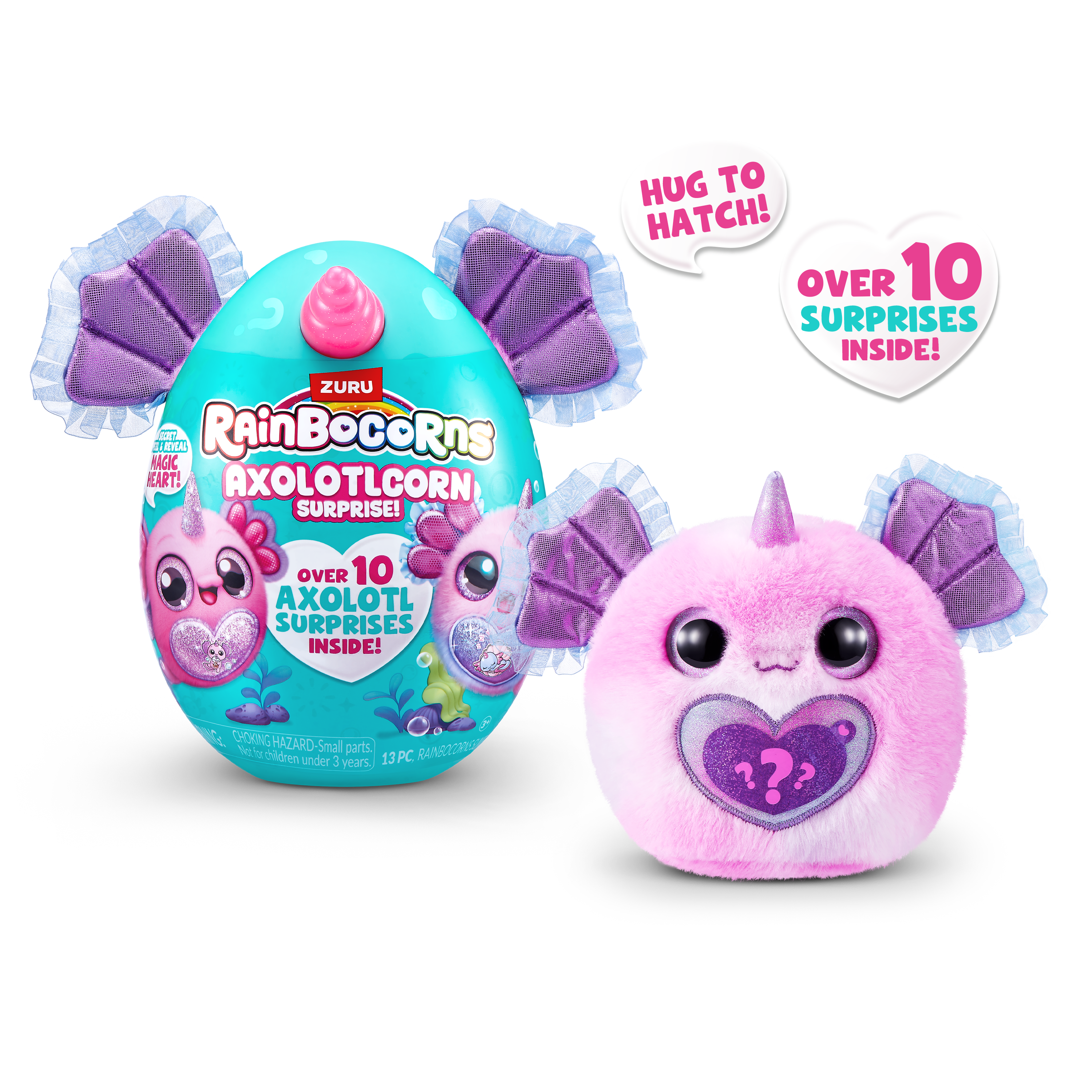 Raibocorns Axolotcorn Surprise Sparkle Heart Surprise Series 1