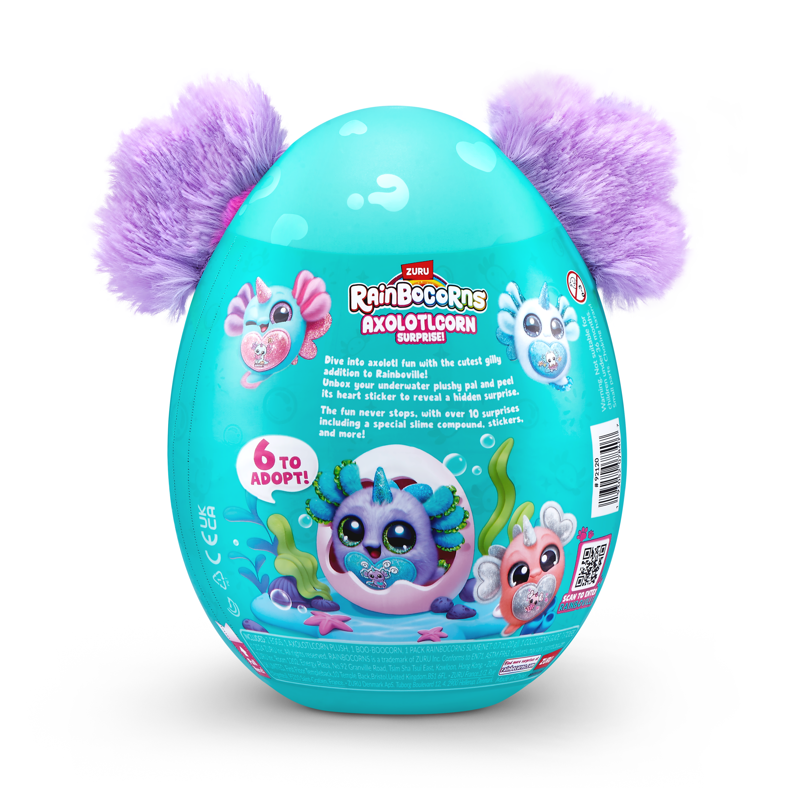 Raibocorns Axolotcorn Surprise Sparkle Heart Surprise Series 1