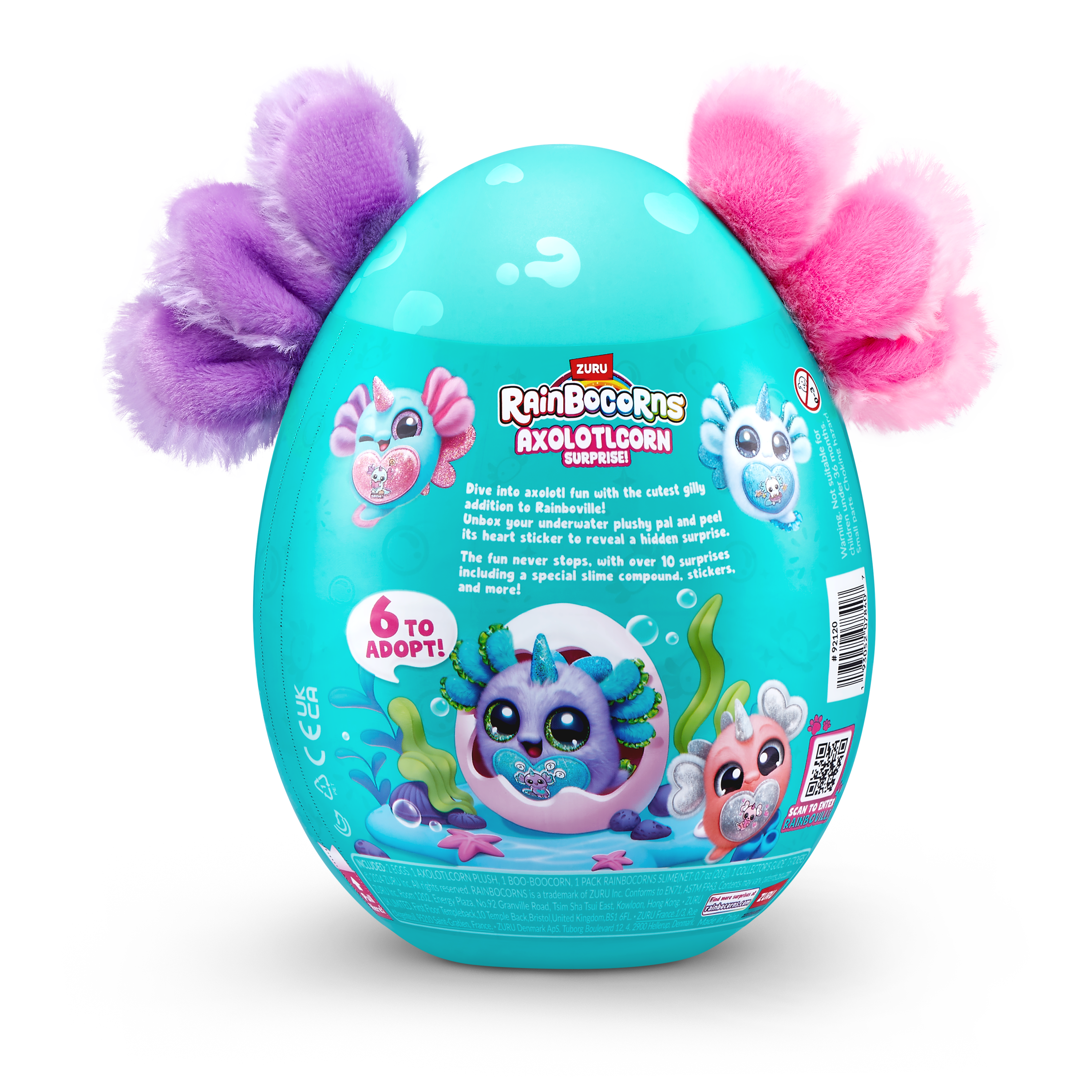 Raibocorns Axolotcorn Surprise Sparkle Heart Surprise Series 1