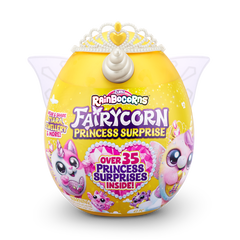 Rainbocorns Mermaidcorn Series 7 Shelly the Elephant - Collectible Pluche - Zeemeermin verrassingen, knuffelig pluche knuffeldier, stickers (olifant