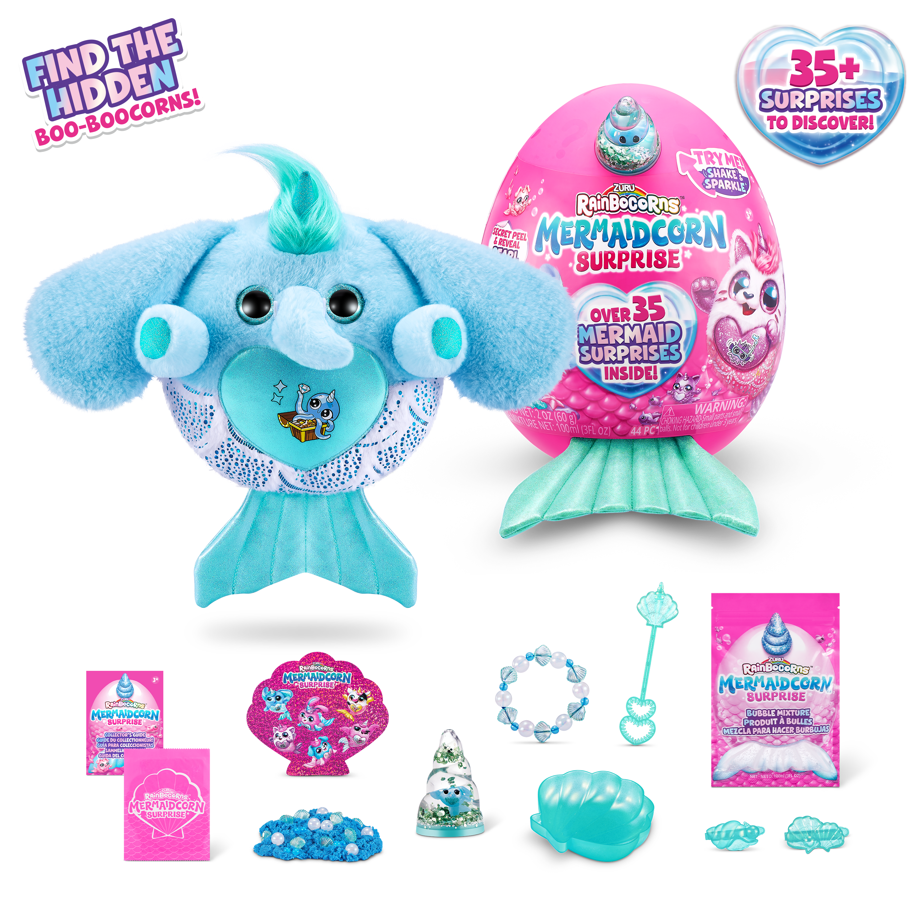 Rainbocorns Mermaidcorn Surprise S7 Plush - Medium