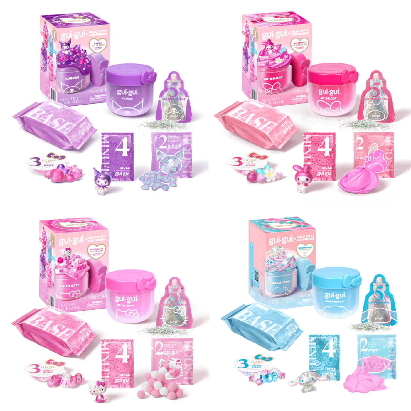 Gui Gui Hello Kitty & Friends Surprise Slime Single Pack for Kids, Assorted - Sold per piece (Random Selection)