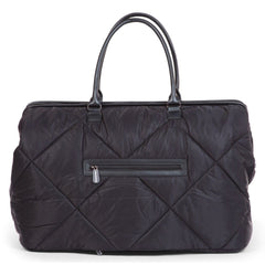 Childhome Mommy Bag Big Puffered Black Large Baby Diaper Travel Bag