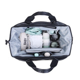 Childhome Mommy Bag Signature Simili Black Large Baby Diaper Travel Bag