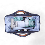 Childhome Mommy Bag Signature Urban Dark Grey Large Baby Diaper Travel Bag
