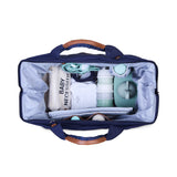 Childhome Mommy Bag Signature Urban Navy Large Baby Diaper Travel Bag