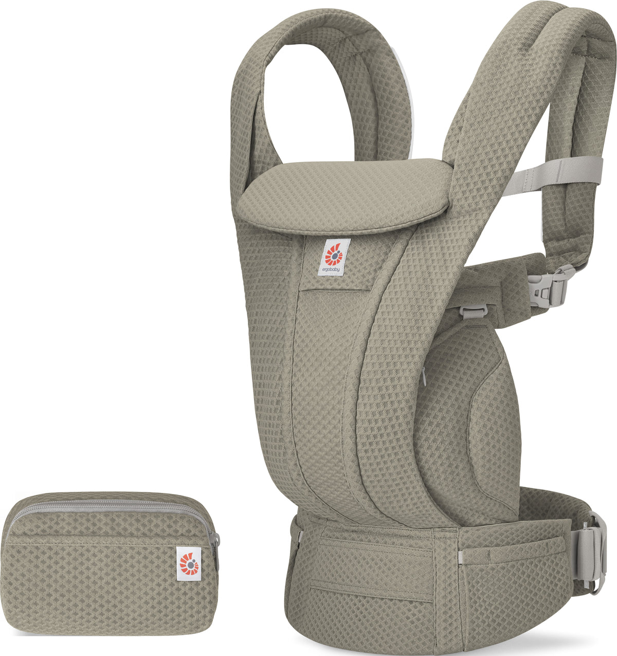 Ergobaby Omni Deluxe Mesh Baby Carrier Soft Olive All Position Breathable Ergonomic Carrier