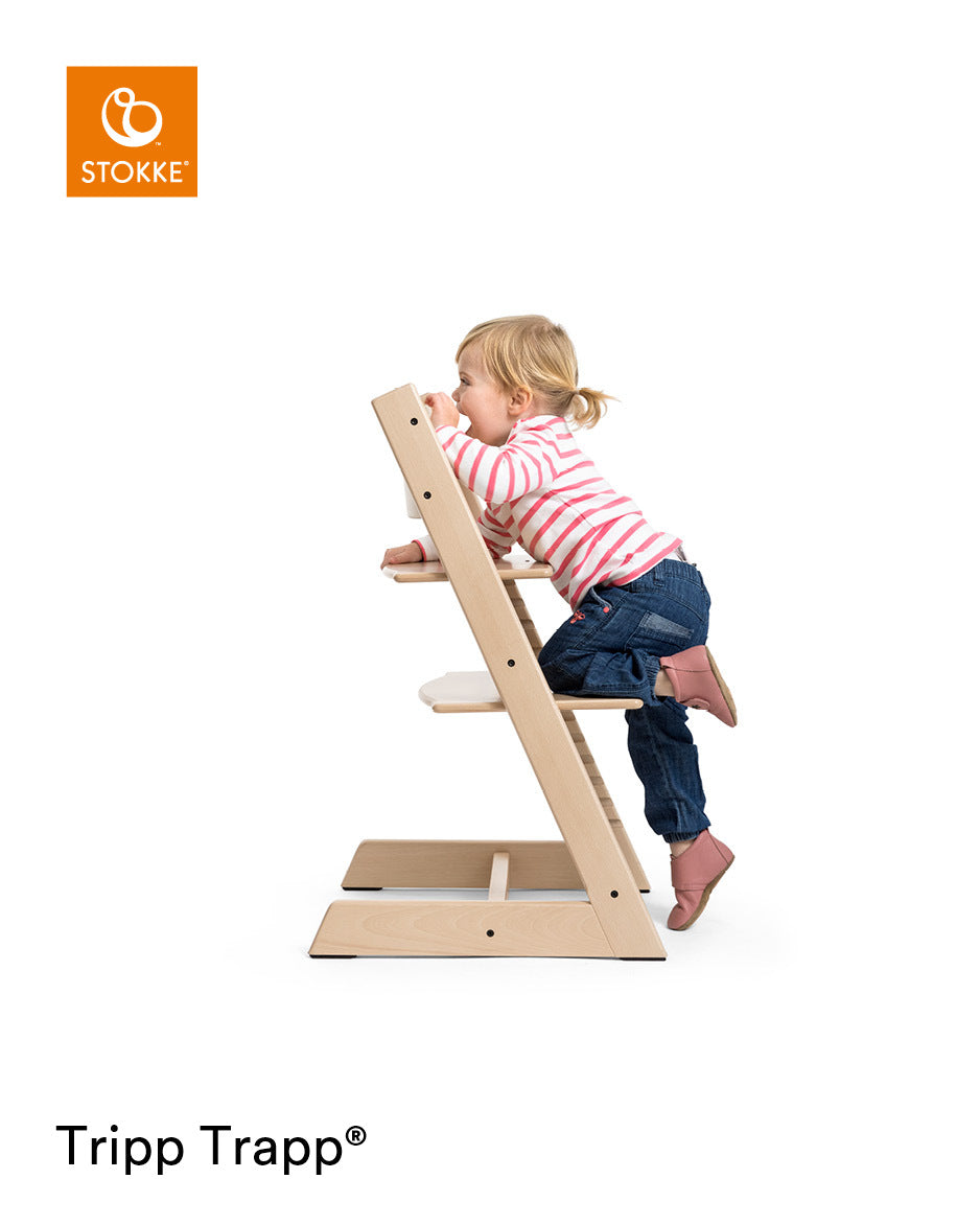 Stokke Tripp Trapp Chair White Adjustable Wooden High Chair