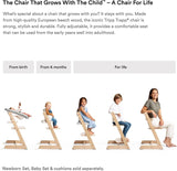 Stokke Tripp Trapp Chair Whitewash Adjustable Wooden High Chair