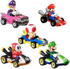 Hot Wheels Mario Kart Assortment Collectible Diecast Cars for Kids