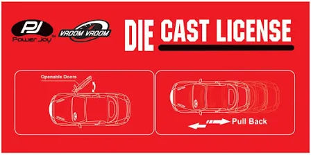 Power Joy Vroom Diecast Msz Licen Vehicles