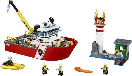 Lego City Fire Rescue Boat