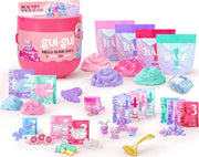 Gui Gui Mega Slime Haul 5-Piece Slime Kit with 50 Mix-In Elements for Kids Creative Sensory Play