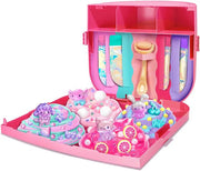Gui Gui Mega Slime Haul 5-Piece Slime Kit with 50 Mix-In Elements for Kids Creative Sensory Play
