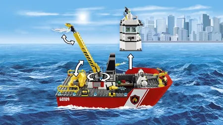 Lego City Fire Rescue Boat