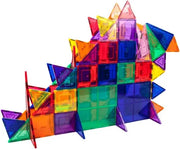 PicassoTiles 101-Piece Magnetic 3D Building Blocks Set for Kids