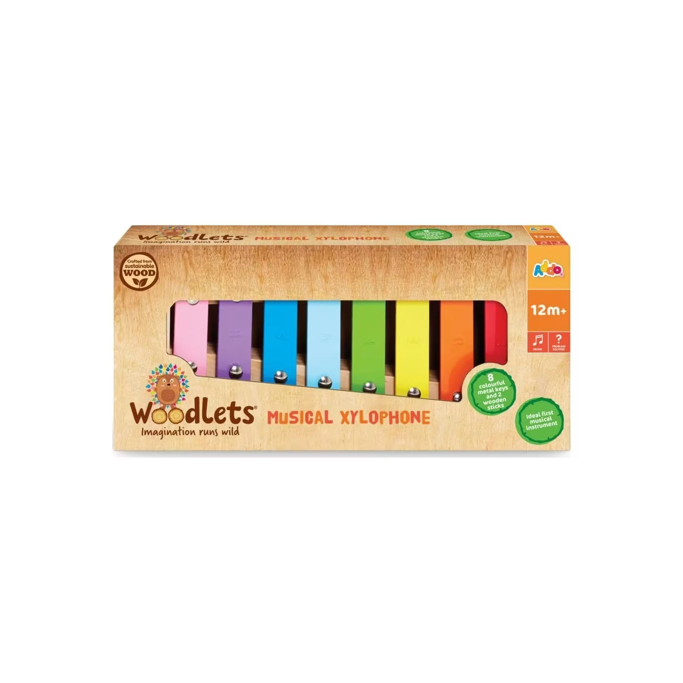 ADDO Woodlets Musical Xylophone Toys for Baby