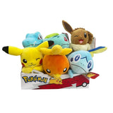 Pokemon Plush 6 Character Assortment - Sold per piece