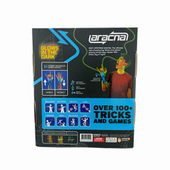 ZipString Aracna USB-C Rechargeable Glow-in-the-Dark Webshooter with Continuous String - High-Speed Trick & Stunt Toy for Kids, Teens & Adults