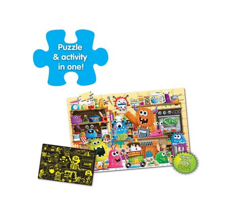 The Learning Journey Puzzle Doubles Glow In The Dark Monsters