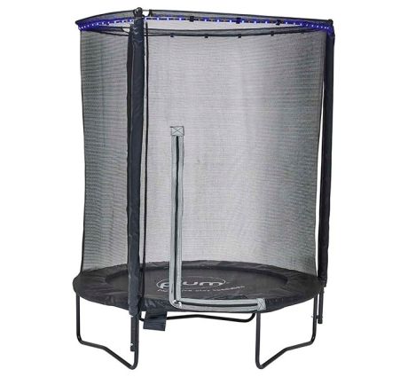 Plum Junior Trampoline With Enclosure And Lights 4.5ft