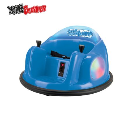 Xootz Bumper Car With Music Lights & Remote Control - Blue