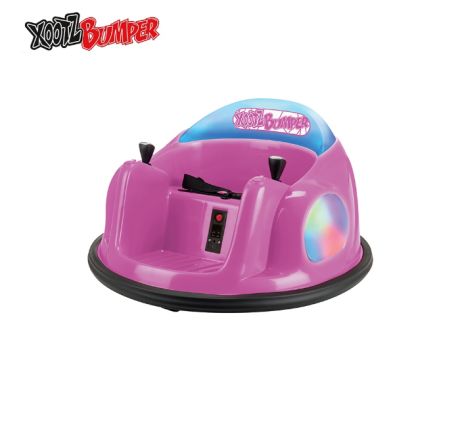 Xootz Bumper Car With Music Lights & Remote Control - Pink
