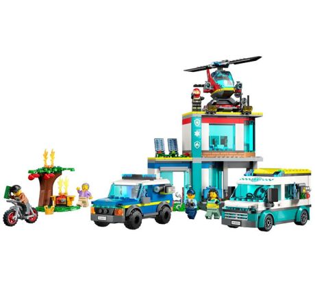 Lego City Emergency Vehicles Headquarters