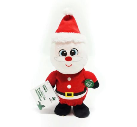 Mad Toys Christmas Walk And Sing Plush Santa