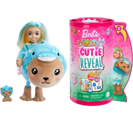Barbie Cutie Reveal Chelsea Doll Cuties Series Teddy As Dolphin